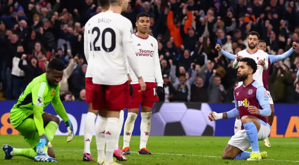 Douglas Luiz provoca ídolo do United após Aston Villa se garantir na Champions League